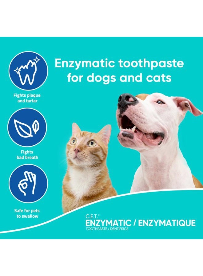 Virbac C.E.T.® Enzymatic Toothpaste| Tartar & Plaque Control for Fresh Breath | Pet Dental Care Toothpaste |Vanilla Mint Flavor, 2.5 oz - Image 3